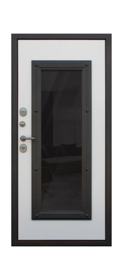 Стальная дверь "Grand Luxe" | Два слоя покрытия полотна и коробки: первый слой - цинкогрунт, второй слой - порошковое покрытие 