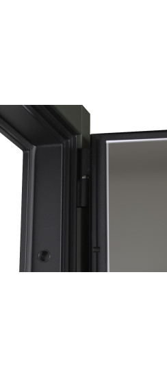 Стальная дверь "Scandi" с зеркалом | Порошковое покрытие 