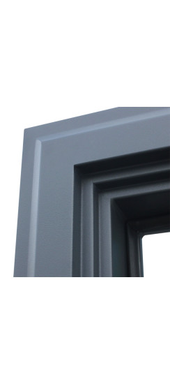 Стальная дверь "Барселона" с зеркалом | Порошковое покрытие 