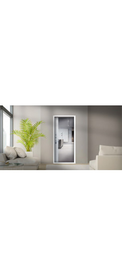 Стальная дверь "Эверест" с зеркалом | Порошковое покрытие 