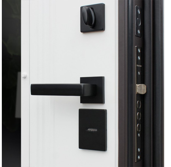 Стальная дверь "Тундра" с окном (терморазрыв 3к) | Два слоя покрытия: первый слой - цинкогрунт, второй слой - порошковое покрытие (цвет 