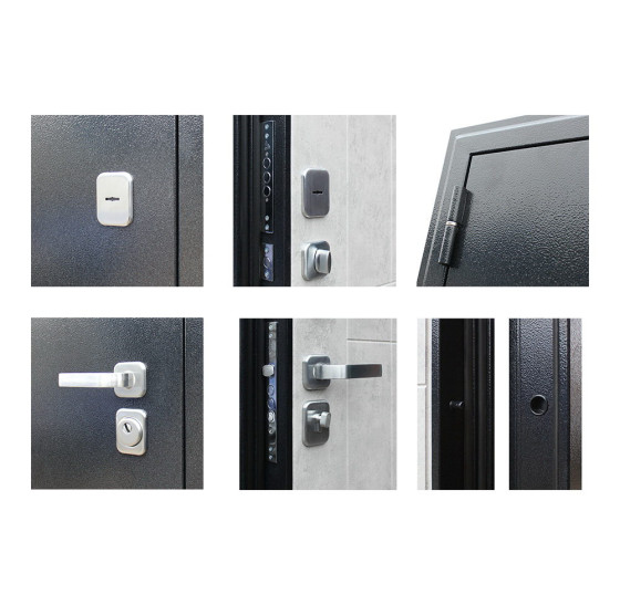 Стальная дверь "Спартак Б" от фирмы Ателье Стальных Дверей | Порошковое покрытие 