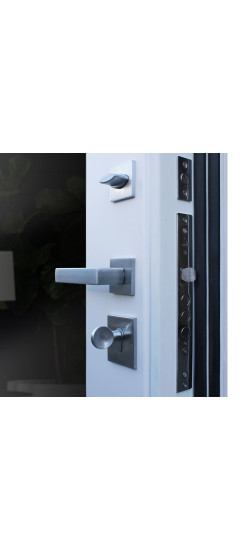 Стальная дверь "Эверест" с зеркалом | Порошковое покрытие 