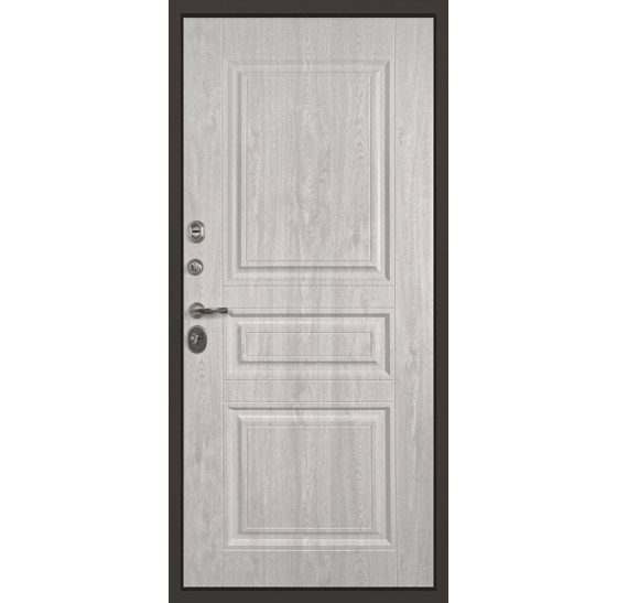 Стальная дверь "Аляска" (терморазрыв 3к) | Два слоя покрытия: первый слой - цинкогрунт, второй слой - порошковое покрытие  