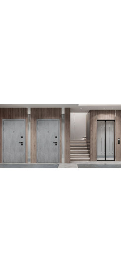 Стальная дверь "Дуэт Б" | Порошковое покрытие 