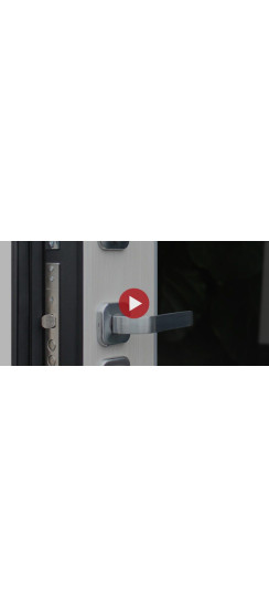 Стальная дверь "Дуэт" с зеркалом | Порошковое покрытие 