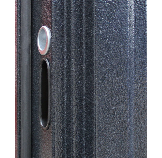 Стальная дверь "Спартак Б" с зеркалом | Порошковое покрытие 