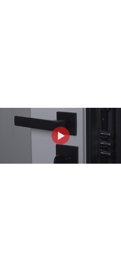 Стальная дверь "Авангард" с зеркалом | Порошковое покрытие 