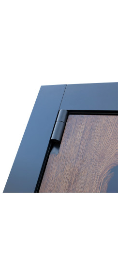 Стальная дверь "Слэб". Заказная модель. | Первый слой - цинкогрунт, второй слой - порошковое покрытие 