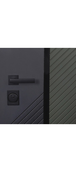 Стальная дверь "Форт" с зеркалом | Порошковое покрытие 