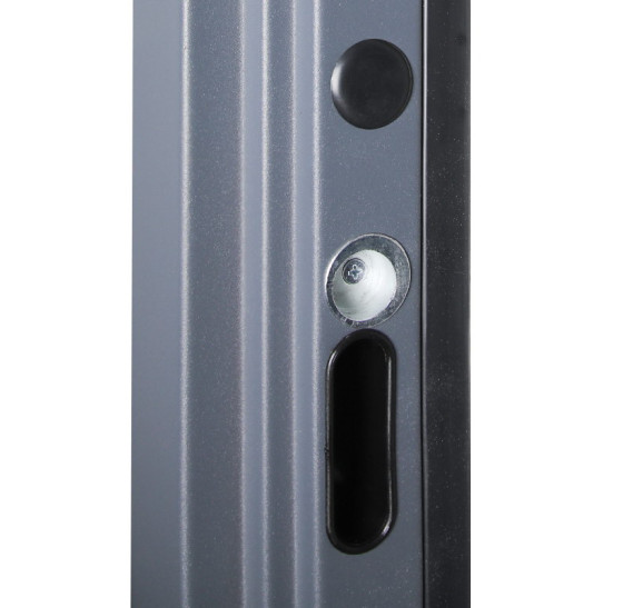 Стальная дверь "Император" с окном (терморазрыв 3к). Заказная модель. | Два слоя покрытия: первый слой - цинкогрунт, второй слой - порошковое покрытие (с внешней стороны 