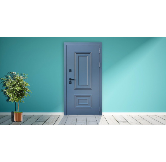 Стальная дверь "Лабиринт" (терморазрыв 3к). Заказная модель. | Два слоя покрытия: первый слой - цинкогрунт, второй слой - порошковое покрытие 