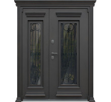 Стальная дверь "Grand Luxe" (терморазрыв). Заказная модель. 2100х1700