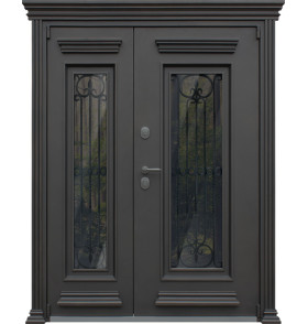 Стальная дверь "Grand Luxe" (терморазрыв). Заказная модель. 2100х1700