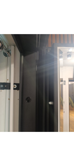 Стальная дверь "Freedom" с зеркалом. Заказная модель. | Порошковое покрытие 