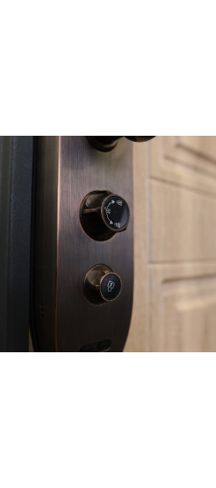 Стальная дверь "Фиджи". Заказная модель. | Порошковое покрытие 