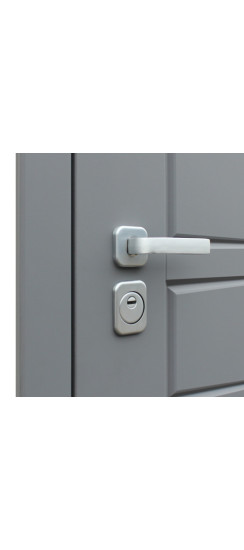 Стальная дверь "Челси" с зеркалом | Порошковое покрытие 