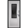 Стальная дверь "Galant" с окном (терморазрыв 3к). Заказная модель. | Два слоя покрытия: первый слой - цинкогрунт, второй слой - порошковое покрытие (цвет 