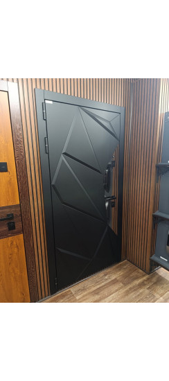 Стальная дверь "Аша" 3Д (биометрический замок). Заказная модель. | Порошковое покрытие 