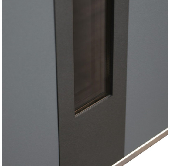 Стальная дверь «Стайл» с окном (терморазрыв 3к). Заказная модель. | Два цвета покраски коробки: внешняя сторона - 