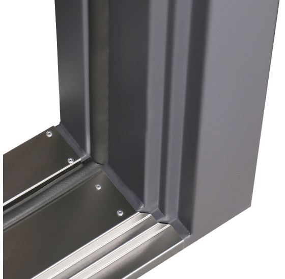 Стальная дверь "Winter" (терморазрыв 3к). Заказная модель. | Два слоя покрытия: первый слой - цинкогрунт, второй слой - порошковое покрытие (дверь -  