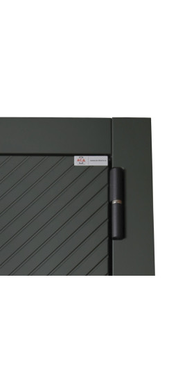 Стальная дверь "Санторини" с зеркалом (адаптивная замковая часть). Заказная модель. | Порошковое покрытие 