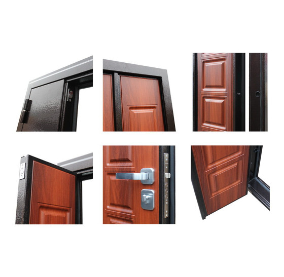 Стальная дверь "Двустворчатая NEW" (заказная) | Порошковое покрытие 