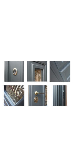 Стальная дверь "Сапфир". Заказная модель. | Два цвета покраски коробки: внешняя сторона - 