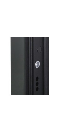 Стальная дверь "Санторини" с зеркалом (биометрический замок). | Порошковое покрытие 