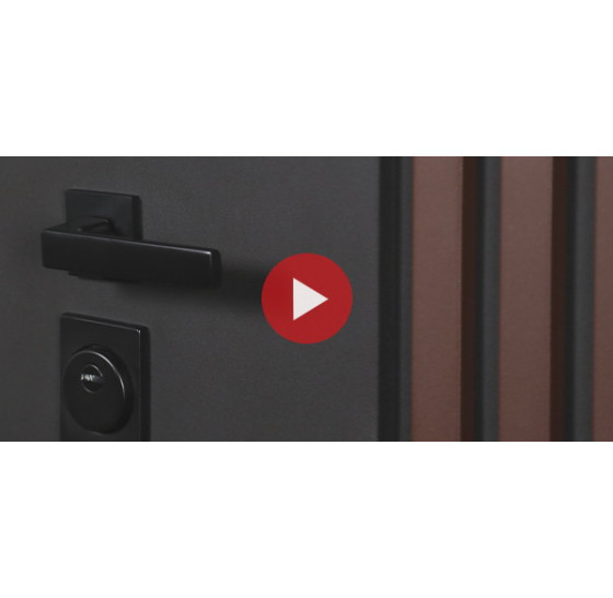 Стальная дверь "Nord" (терморазрыв 3к). Заказная модель. | Два слоя покрытия: первый слой - цинкогрунт, второй слой - порошковое покрытие (дверь - 