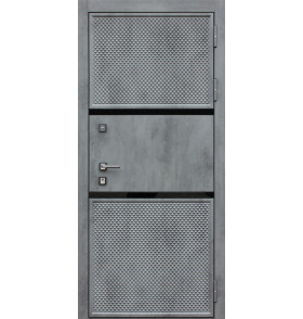 Стальная дверь "Мегаполис". Заказная модель.