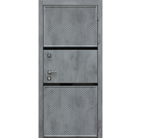 Стальная дверь "Мегаполис". Заказная модель. | Порошковое покрытие 