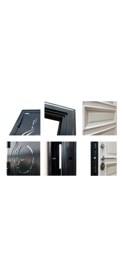 Стальная дверь "Шармель". Заказная модель. | Порошковое покрытие 