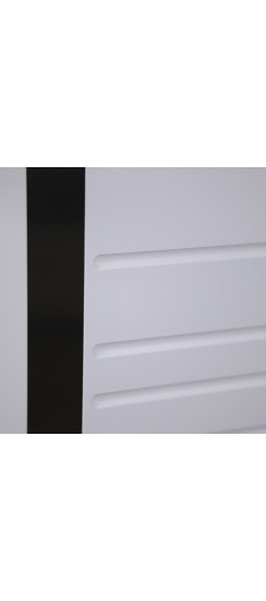 Стальная дверь "Обсидиан" 3Д (биометрический замок). Заказная модель. | Порошковое покрытие 