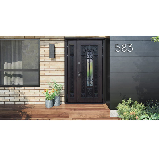 Стальная дверь "Русь Великая" (терморазрыв 3к). Заказная модель. | Порошковое покрытие 