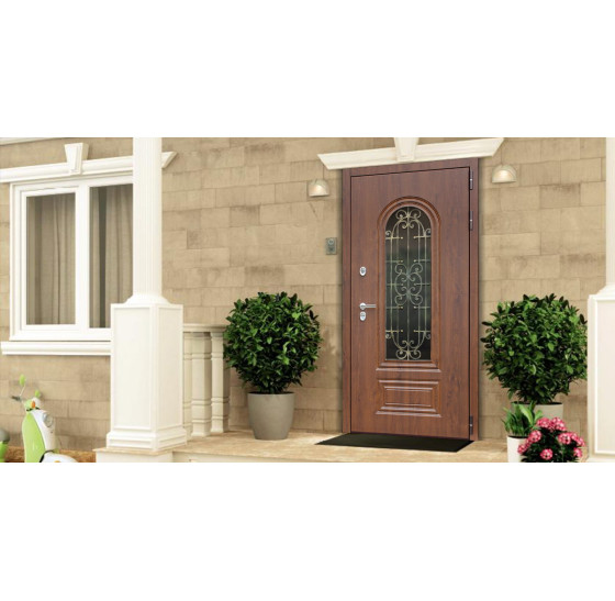 Стальная дверь "Цезарь" (терморазрыв). Заказная модель. | Порошковое покрытие 