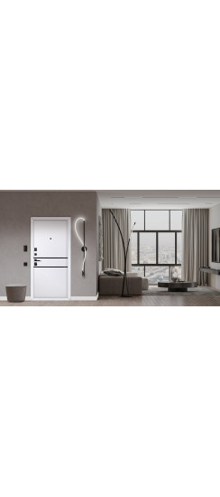 Стальная дверь «Малахит». Заказная модель. | Порошковое покрытие 