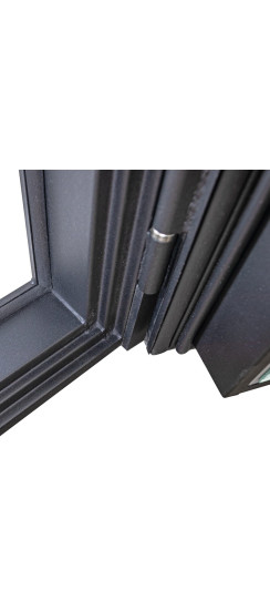 Стальная дверь "Dominica" с зеркалом. Заказная модель. | Порошковое покрытие 