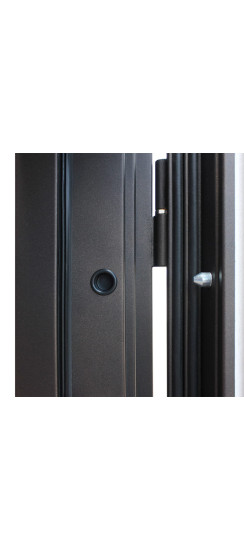 "Grand Lux light 2" с окном и лазерной резкой (терморазрыв 3к). | Два слоя покрытия: первый слой - цинкогрунт, второй слой - порошковое покрытие "муар коричневый"., 2050 х 880; 2050 х 960.