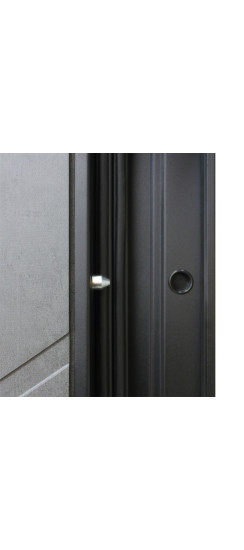 Стальная дверь "Слэб". Заказная модель. | Первый слой - цинкогрунт, второй слой - порошковое покрытие 