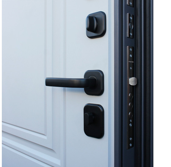 Стальная дверь "Лабиринт" (терморазрыв 3к). Заказная модель. | Два слоя покрытия: первый слой - цинкогрунт, второй слой - порошковое покрытие 