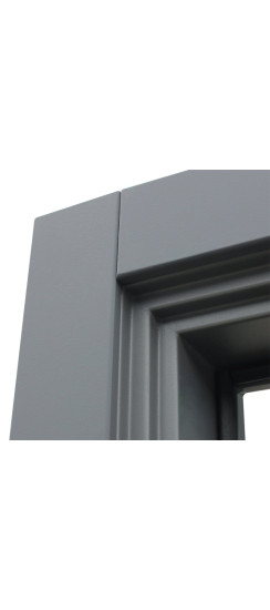 Стальная дверь "Челси" с зеркалом | Порошковое покрытие 