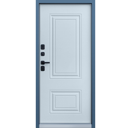 Стальная дверь "Лабиринт" (терморазрыв 3к). Заказная модель. | Два слоя покрытия: первый слой - цинкогрунт, второй слой - порошковое покрытие 