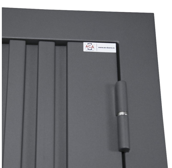 Стальная дверь "Arte" с окном (терморазрыв 3к). Заказная модель. | Два слоя покрытия металла: первый слой - цинкогрунт, второй слой - порошковое покрытие 