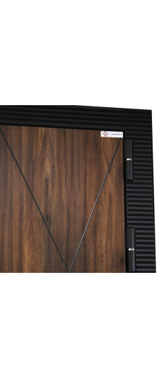 Стальная дверь "Берилл" (биометрический замок Y12). Заказная модель. | Порошковое покрытие 