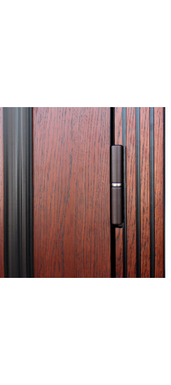 Стальная дверь "Фараон". Заказная модель. | Два цвета покрытия коробки: внешняя сторона - 