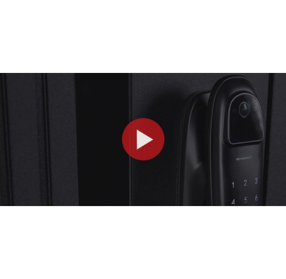 Стальная дверь "Silver" с зеркалом (биометрический замок) | Порошковое покрытие 