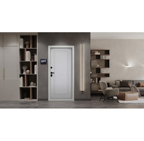 Стальная дверь "Tartos" (терморазрыв 3к). Заказная модель. | Два слоя покрытия: первый слой - цинкогрунт, второй слой - порошковое покрытие 