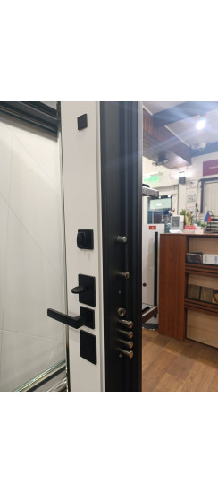 Стальная дверь "Freedom" с зеркалом. Заказная модель. | Порошковое покрытие 