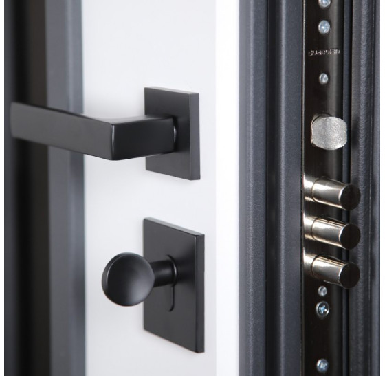 Стальная дверь "Arte" с окном (терморазрыв 3к). Заказная модель. | Два слоя покрытия металла: первый слой - цинкогрунт, второй слой - порошковое покрытие 